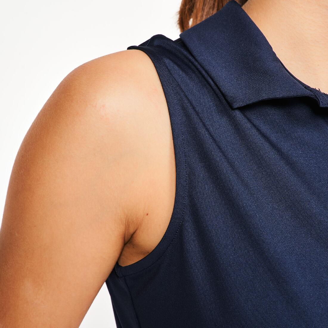 Polo de golf débardeur sans manches femme, WW500