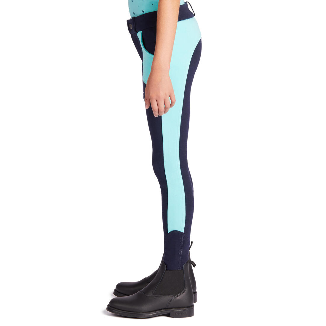 Pantalon équitation Enfant - 120 marine et