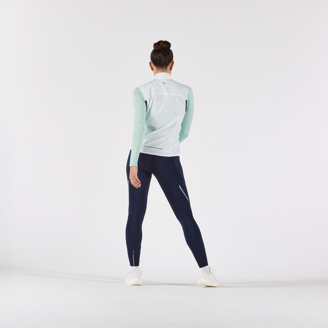 Veste running sans manche coupe vent Femme, KIPRUN Run wind 500
