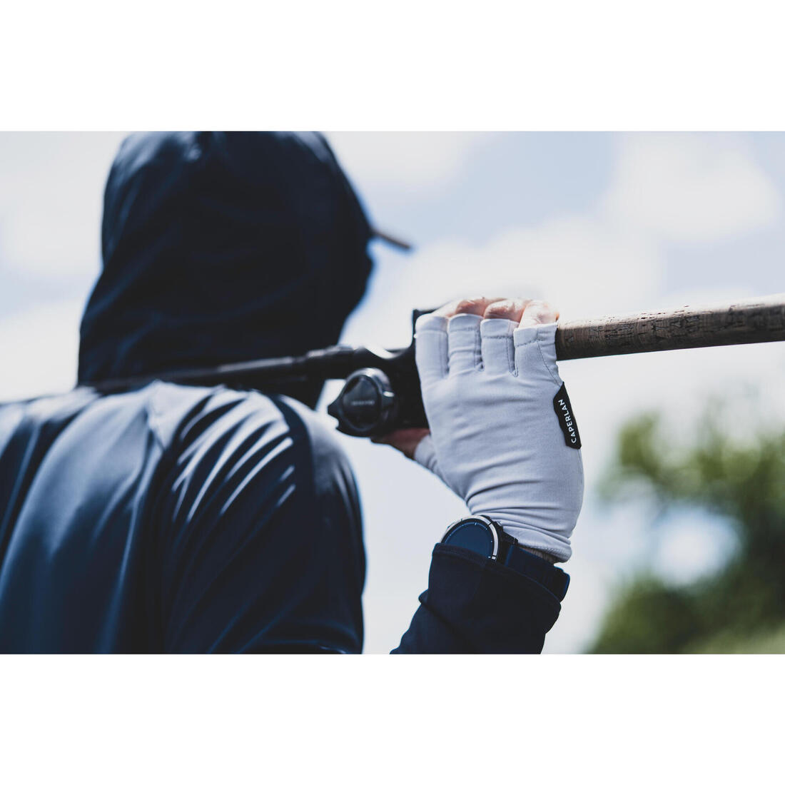 Gants de pêche 500 anti-uv Adulte mitaines