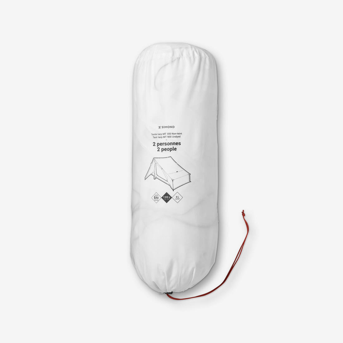 Tente tarp de trekking - 2 places - mt900