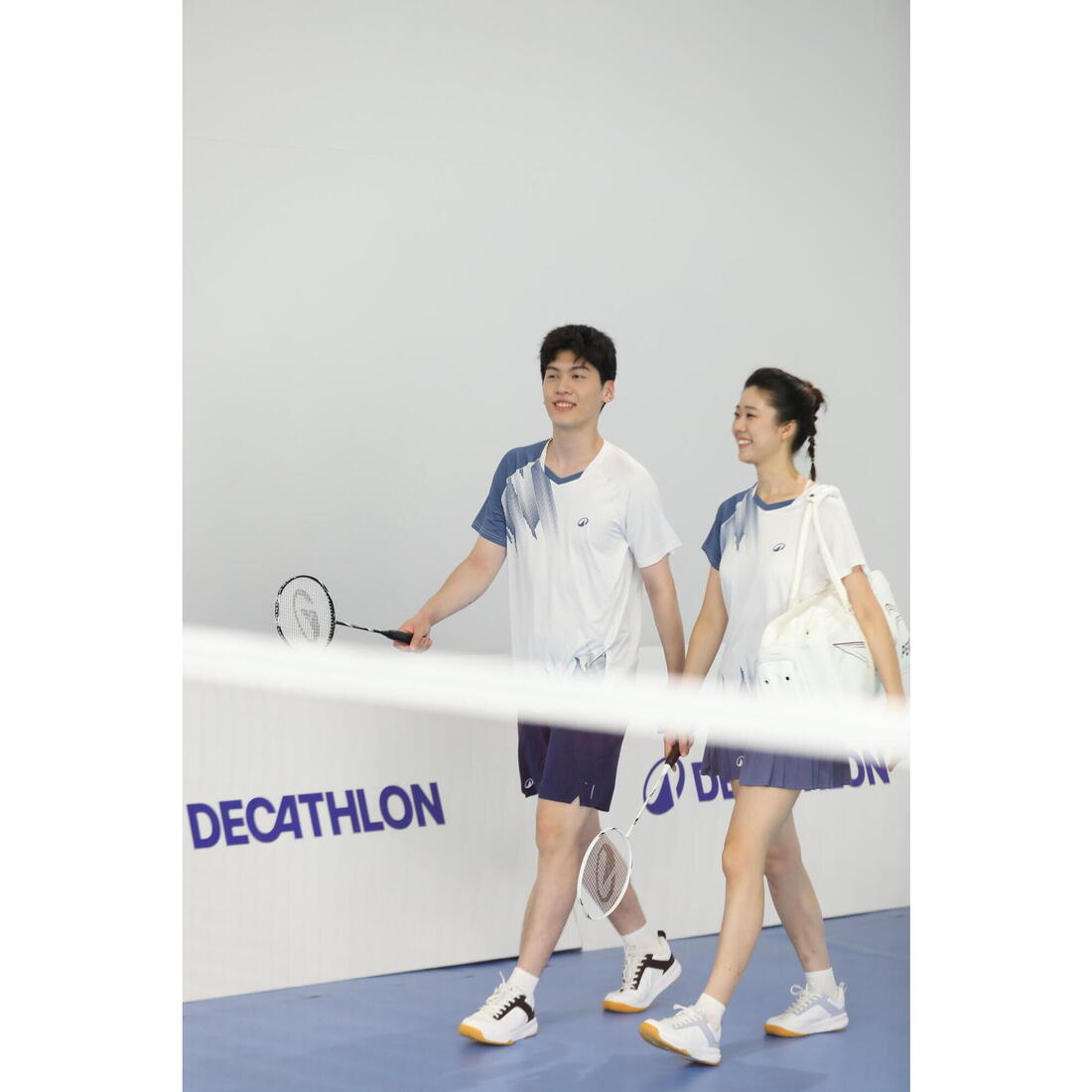 Lot de Raquette de Badminton Adulte BR Sensation 500 - Noir/Blanc