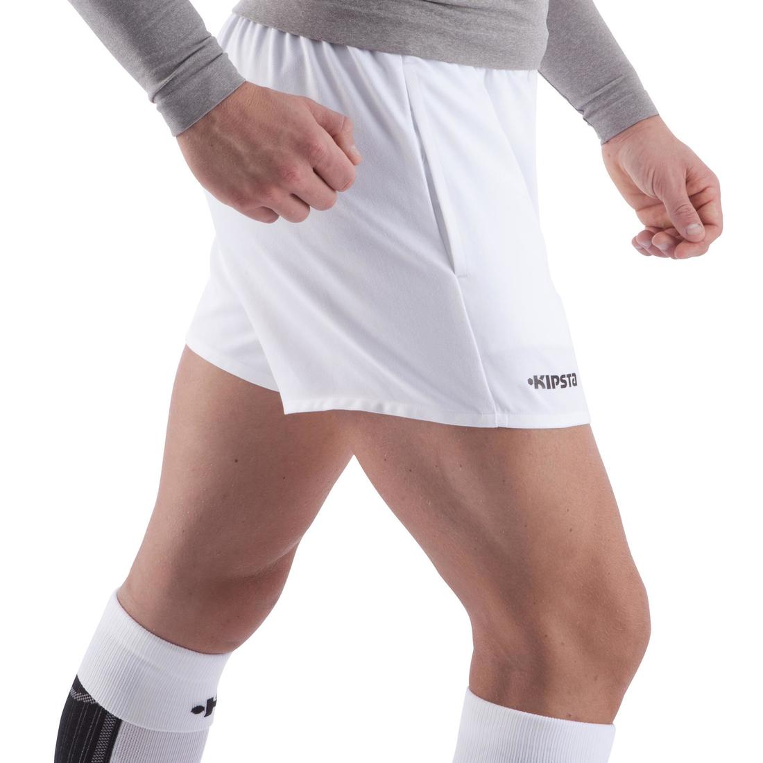 Short rugby adulte avec poches r100