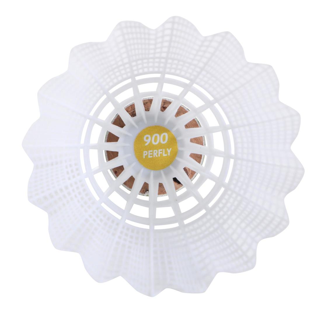 Volant De Badminton En Plastique PSC 900 x 6 - Blanc