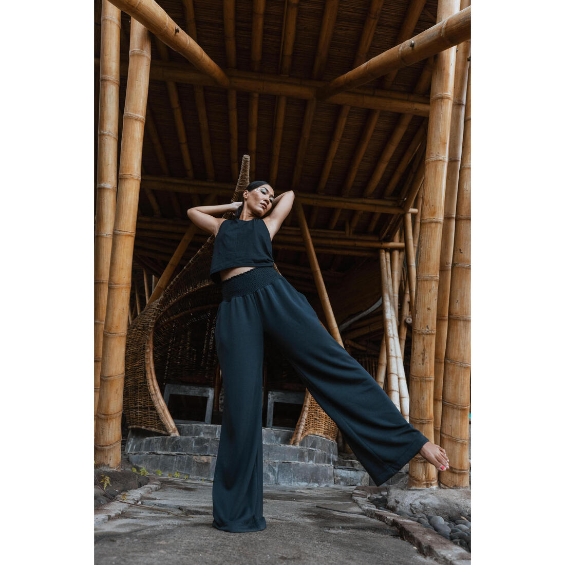 DEBARDEUR YOGA COTON LIN PREMIUM