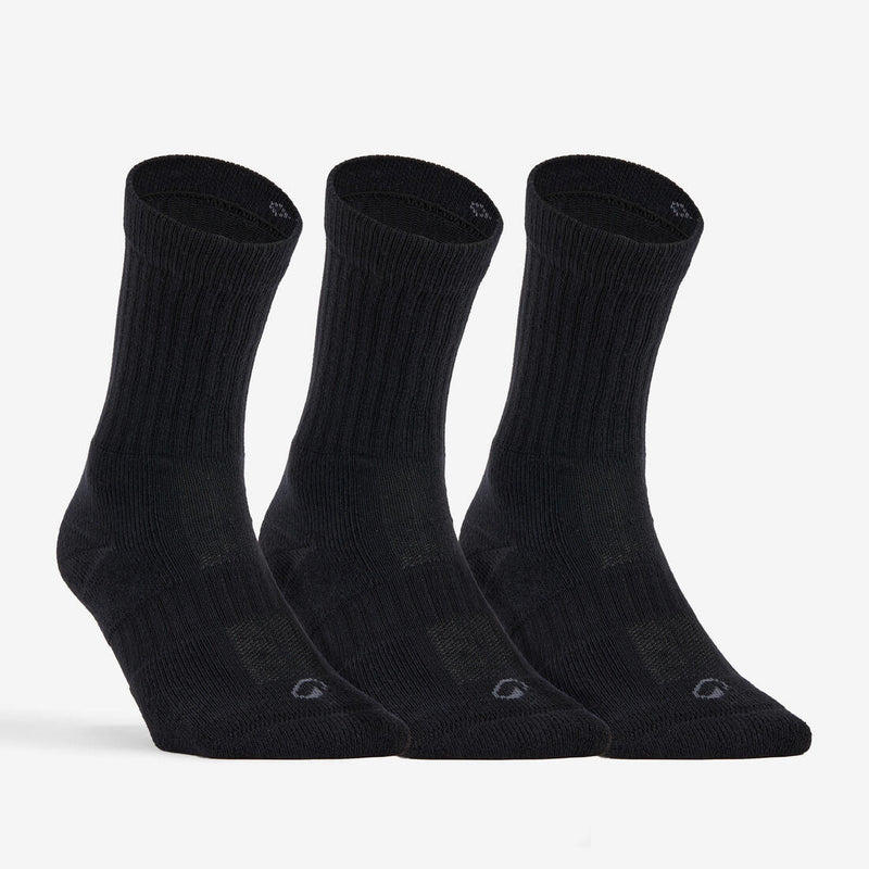 CHAUSSETTES DE TENNIS HAUTES RS 500 LOT DE 3