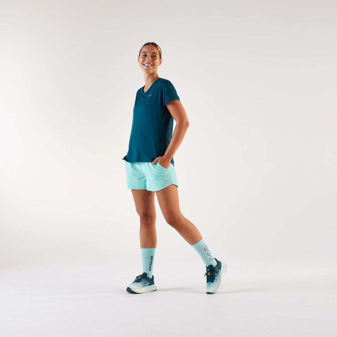 T-shirt running respirant femme - kiprun run 500 dry