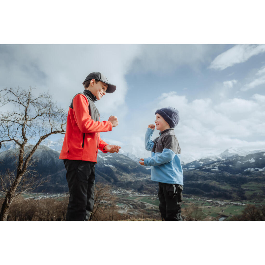 Veste polaire de randonnée enfant 7-15 ans, MH500 zip