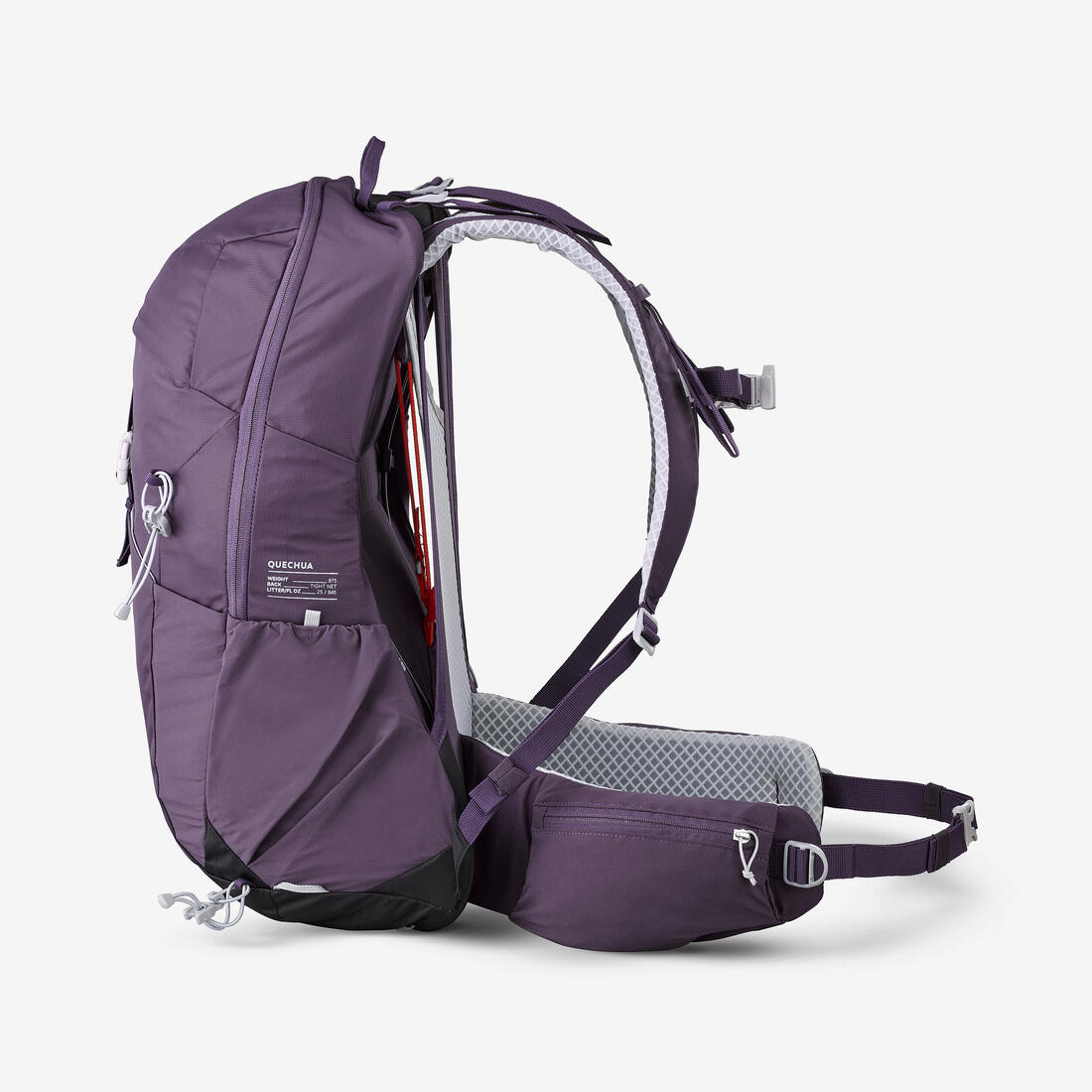 Sac à dos de randonnée ventilé 25L, MH500 khaki
