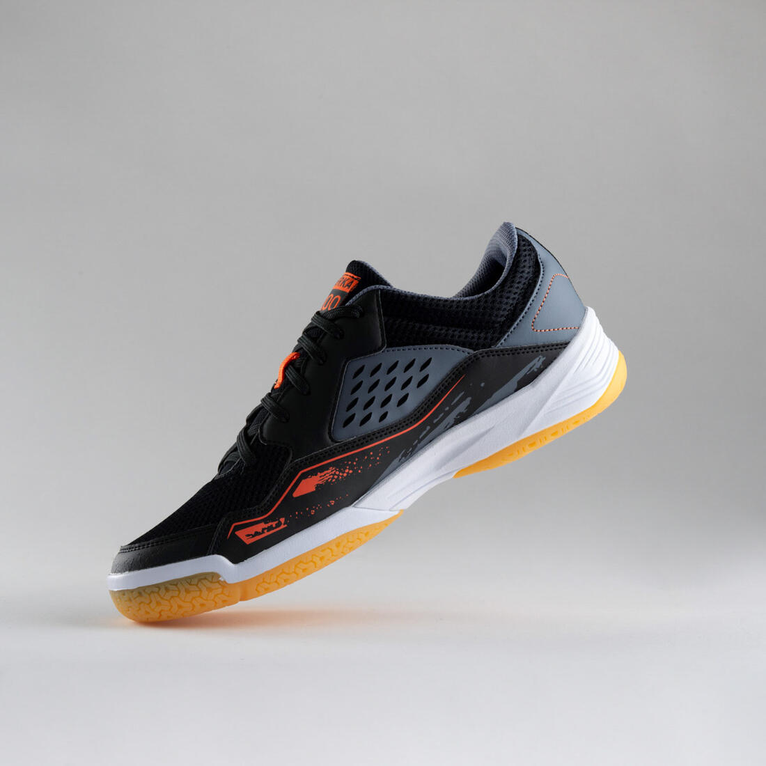 Chaussures de handball Homme - H100 gris noir orange