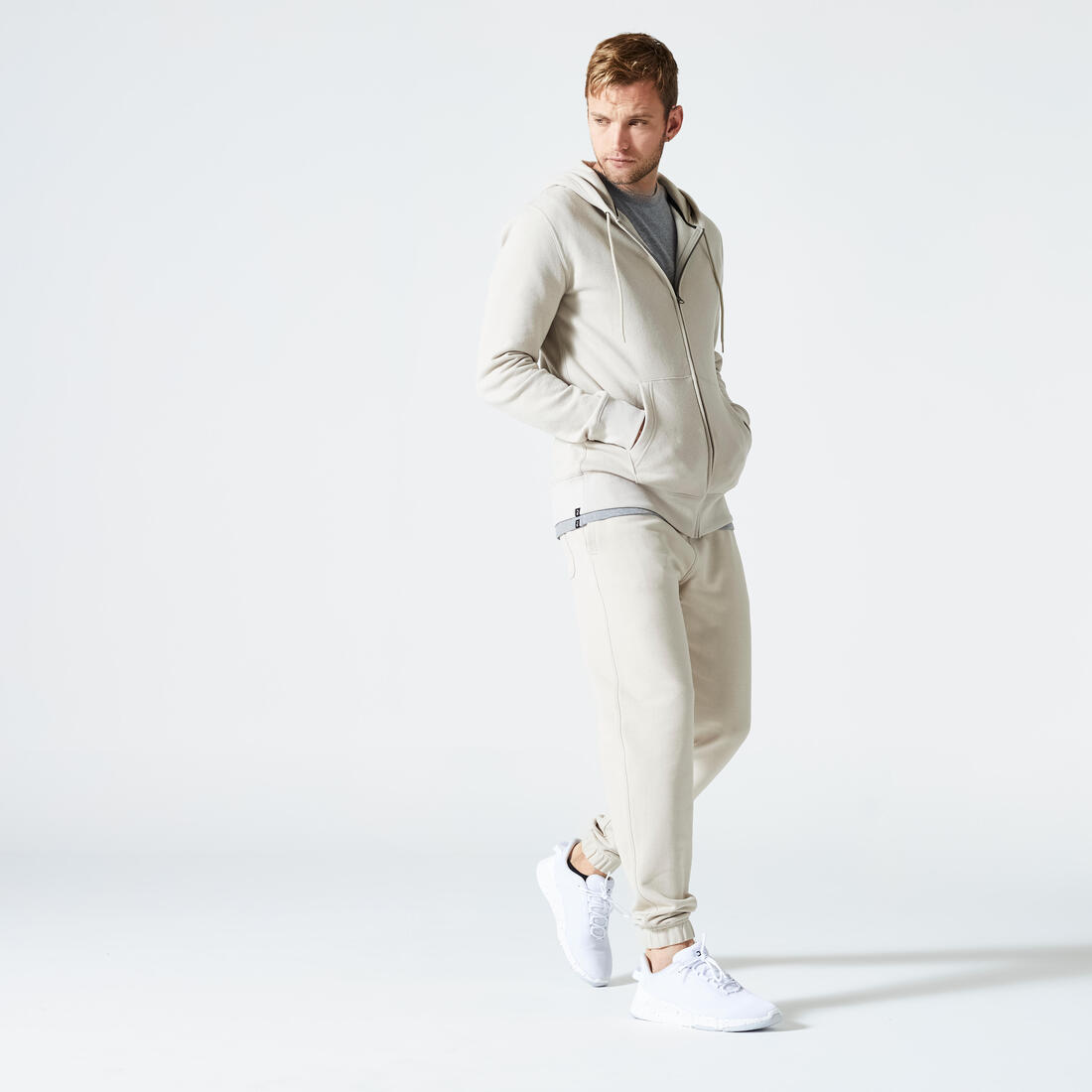 Pantalon jogging fitness regular homme