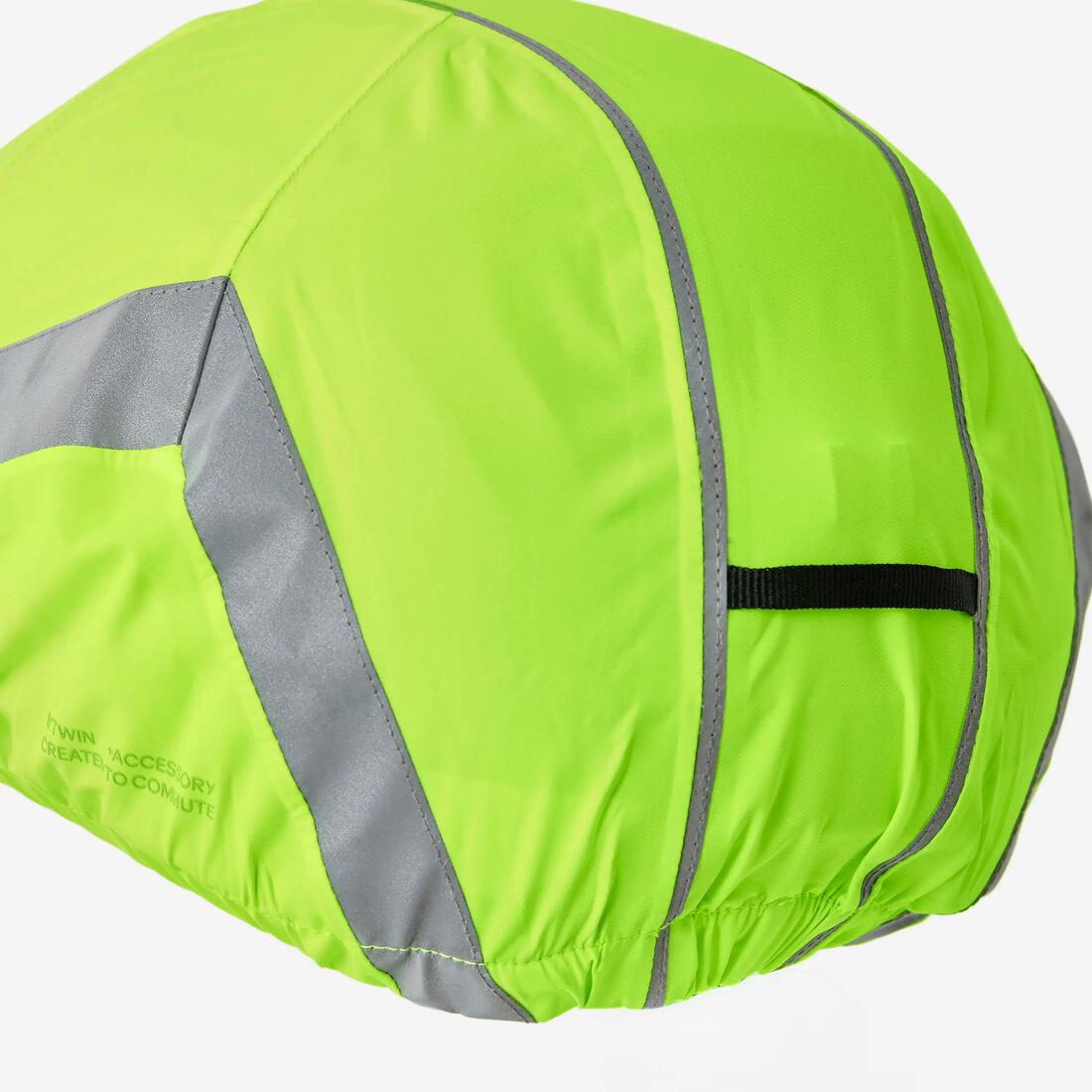 COUVRE CASQUE IMPERMEABLE VISIBILITE NUIT ET JOUR 960 JAUNE FLUO