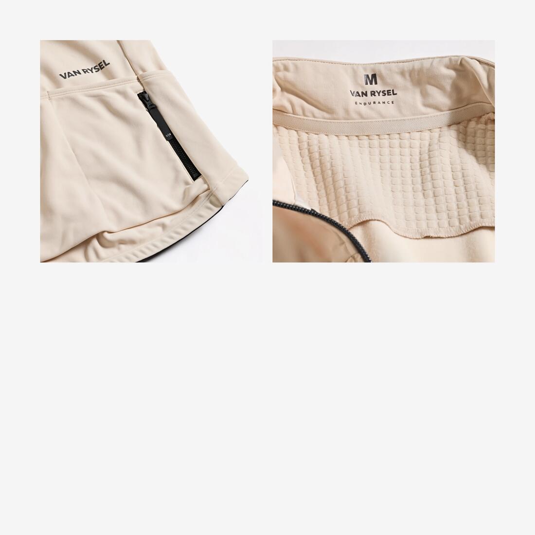 Maillot de vélo de route manches longues mi-saison homme, noir EDR