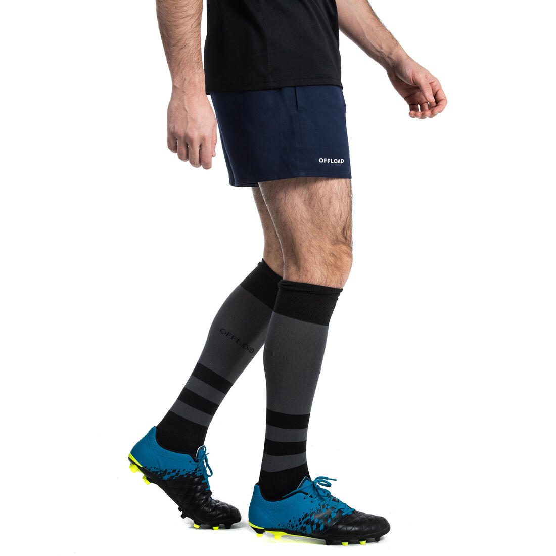 Short rugby adulte avec poches r100