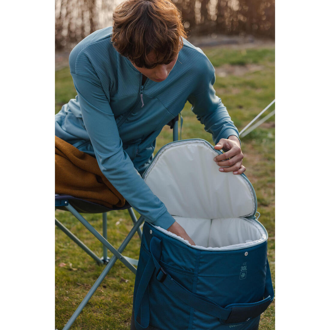 Glacière 100 souple 30 litres, isotherme et compacte pour le camping