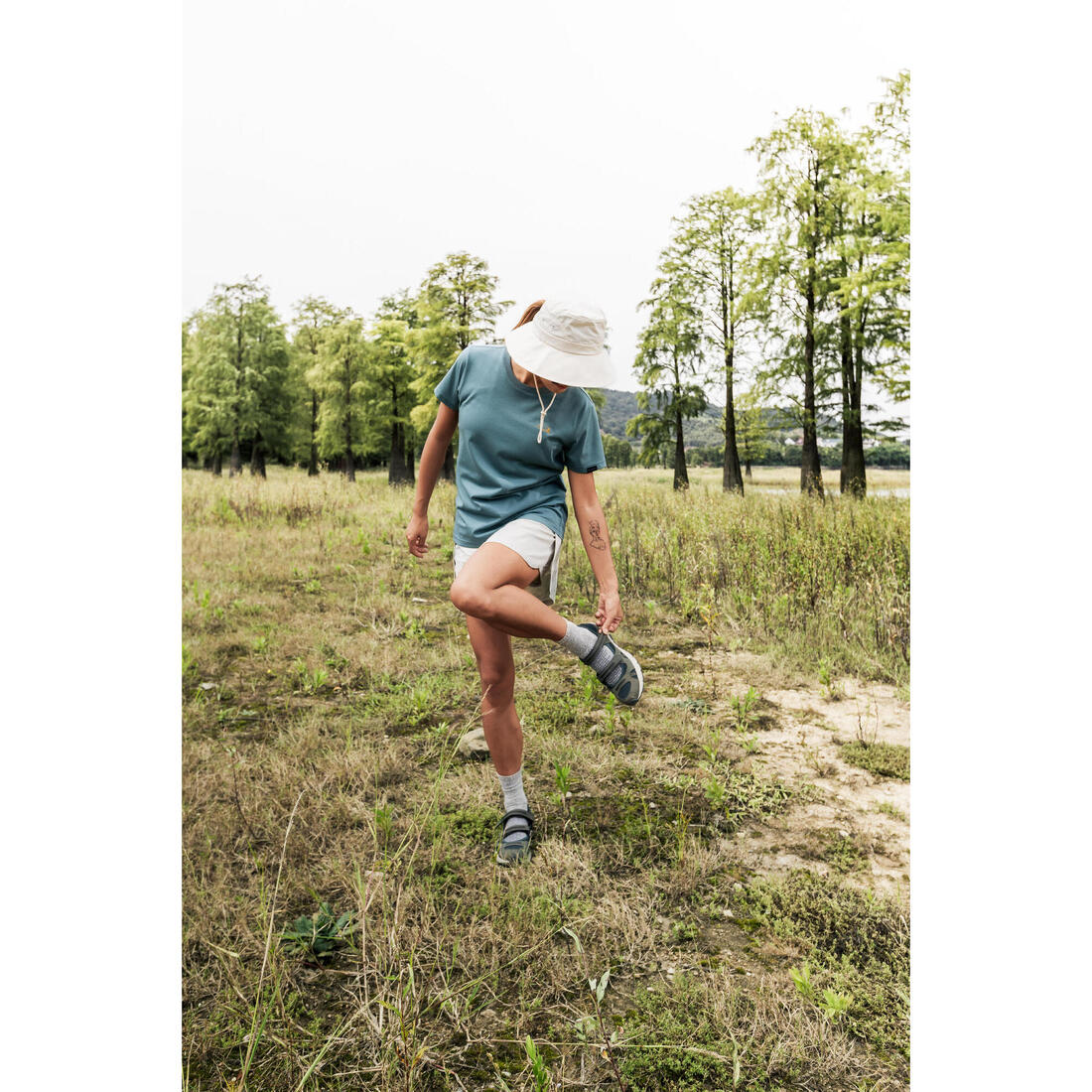 Jupe short de randonnée - nh500 - femme