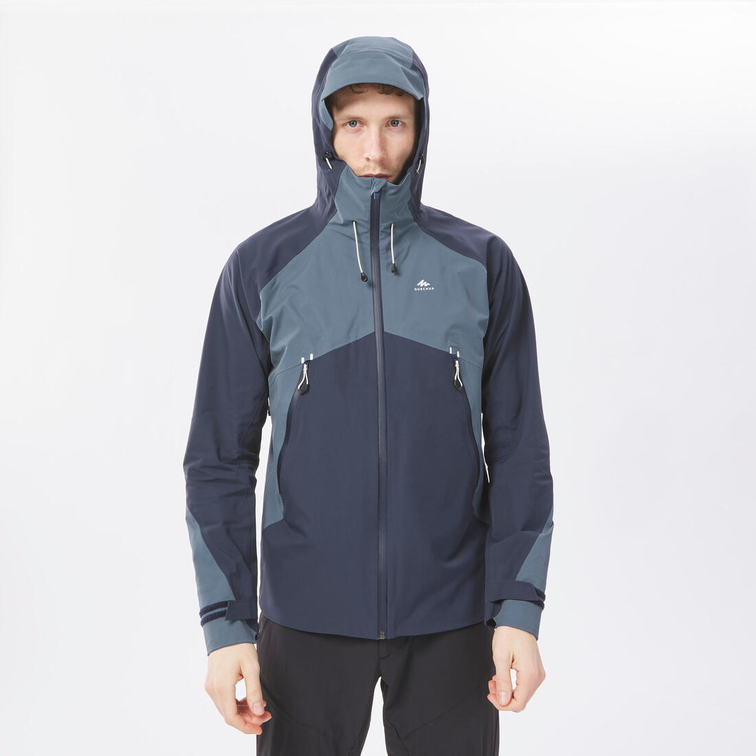 Veste légère imperméable de randonnée - mh500 - homme