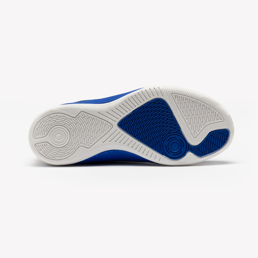 Chaussures de futsal sans lacet enfant, Eskudo Club Sala Easy orange et