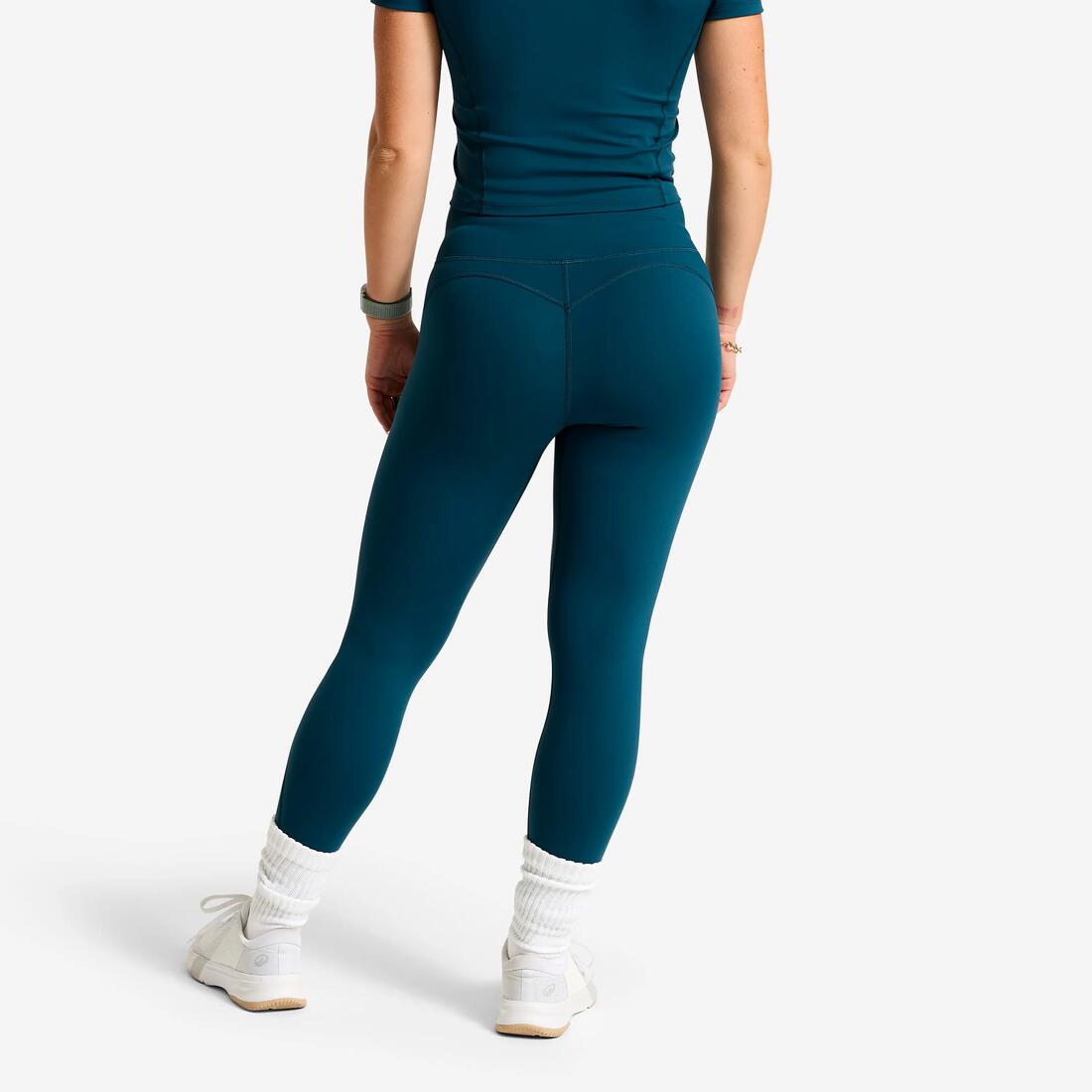 Legging de sport taille haute gainant femme foncé