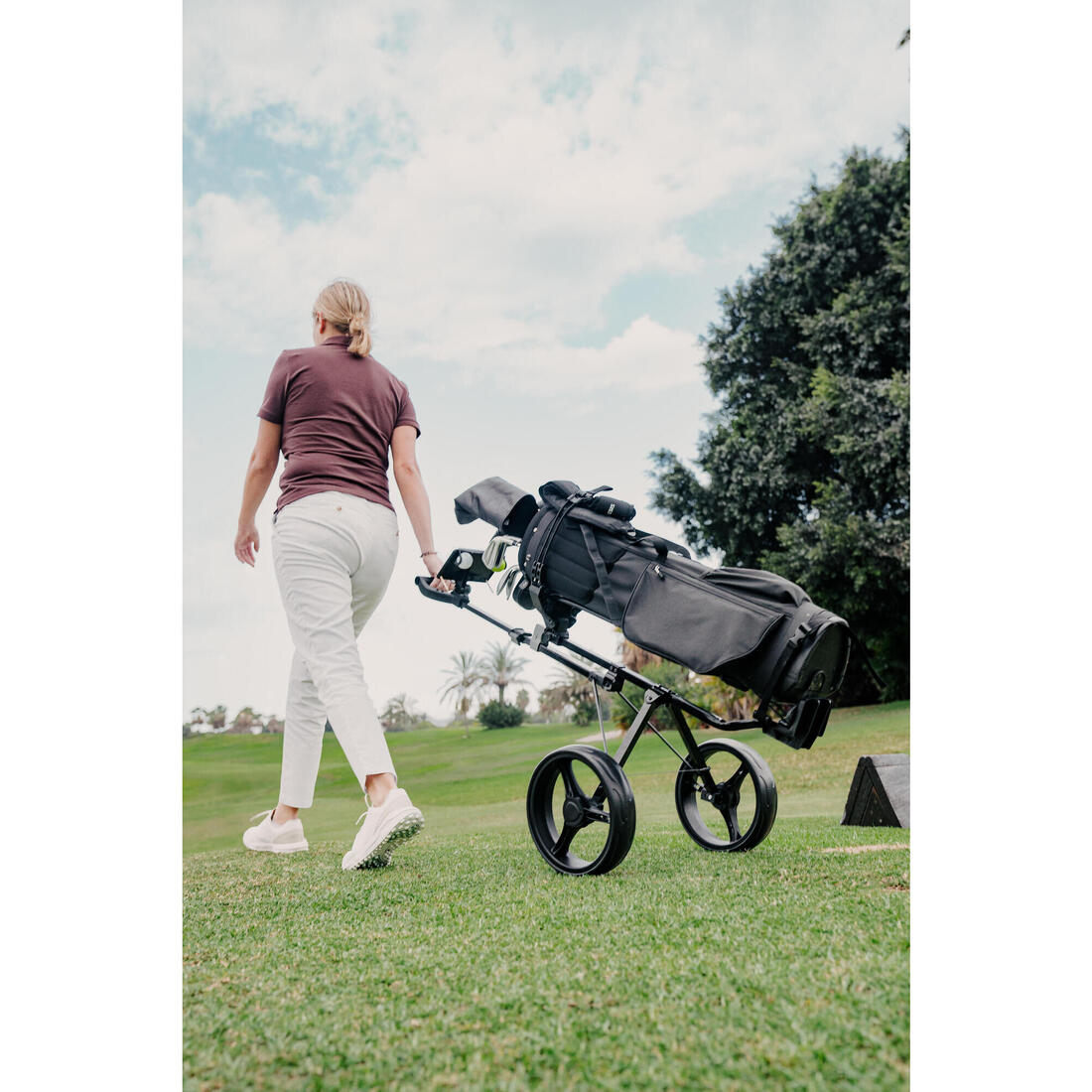 Chariot golf 2 roues demi-série, Inesis 100