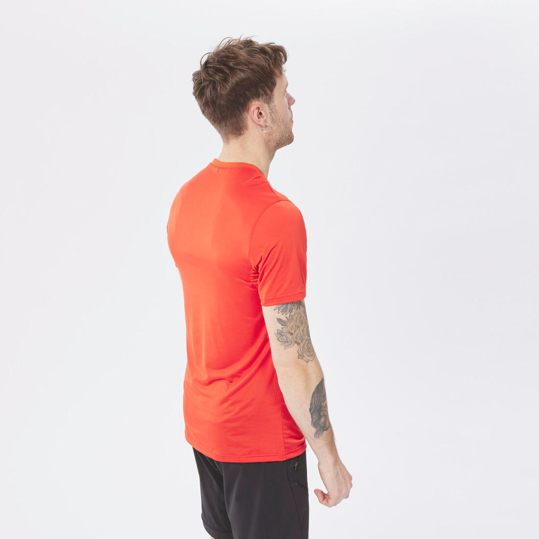 T-shirt de randonnée manches courtes en synthétiqueHomme- MH100
