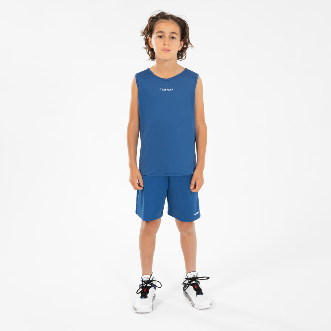 MAILLOT DE BASKETBALL SANS MANCHE ENFANT - T100