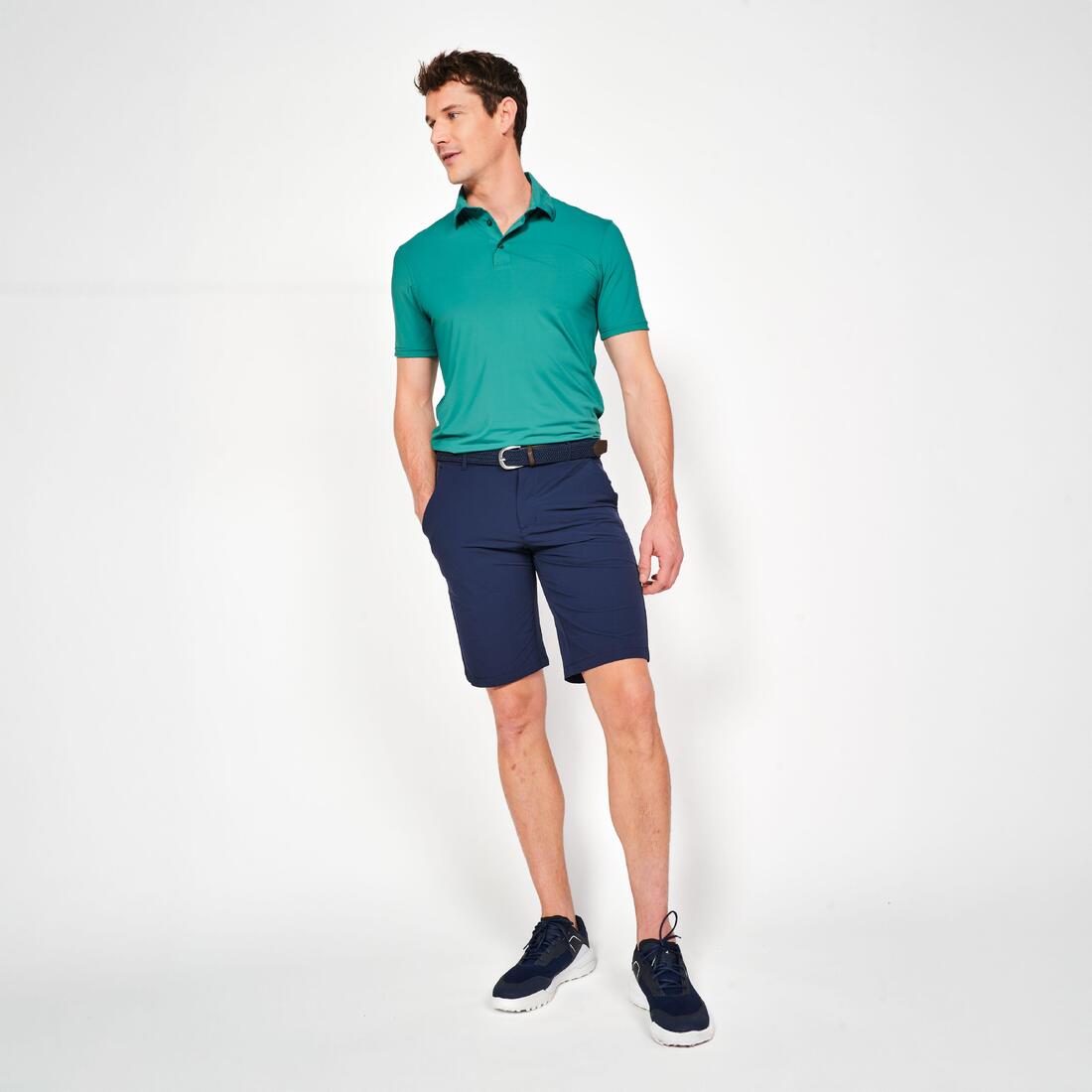 Polo de golf synthétique respirant manches courtes homme, WW900