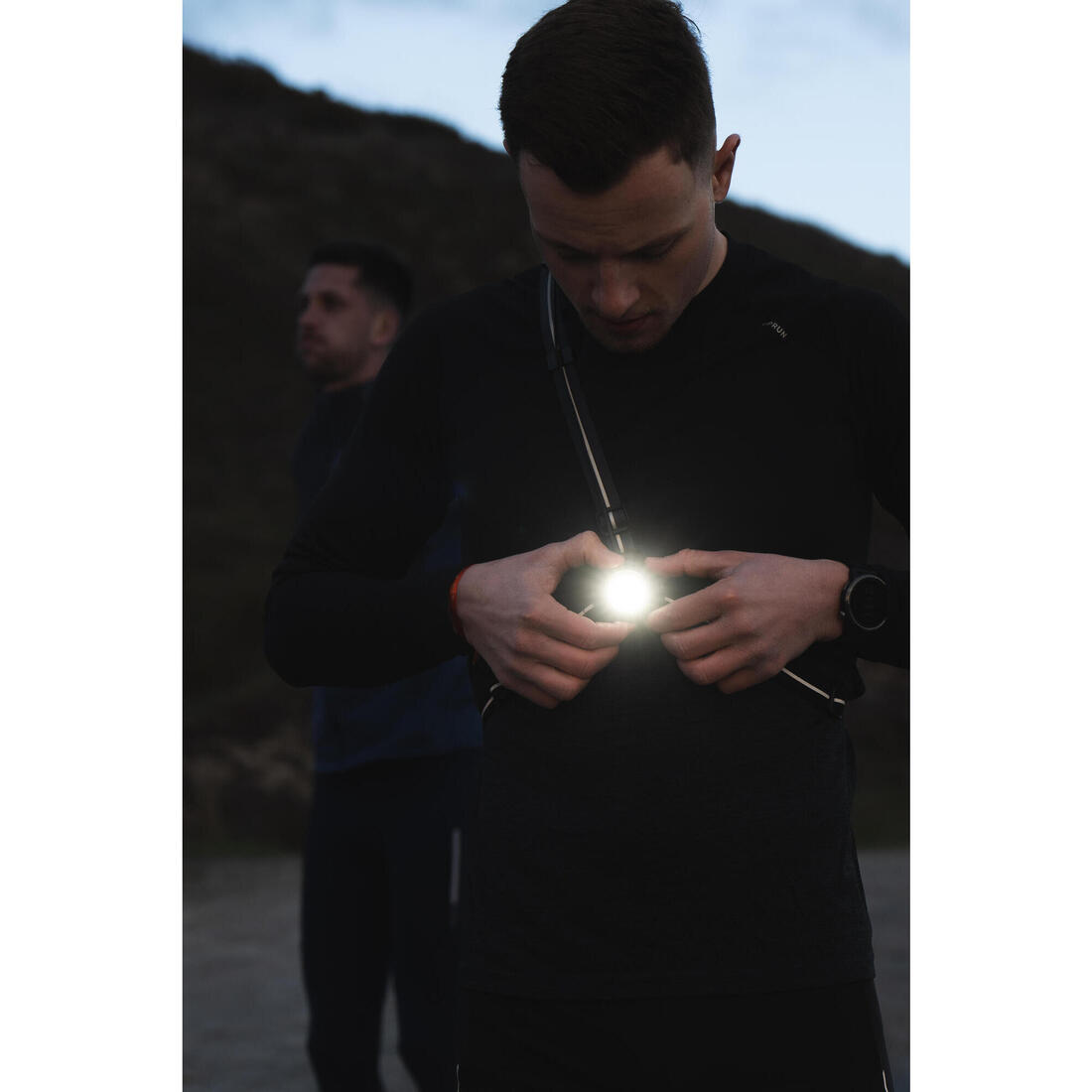 Lampe de running pectorale run light 250 fw19 noire