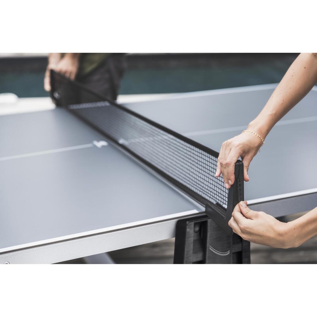 TABLE DE PING PONG EXTÉRIEURE 300X GRISE