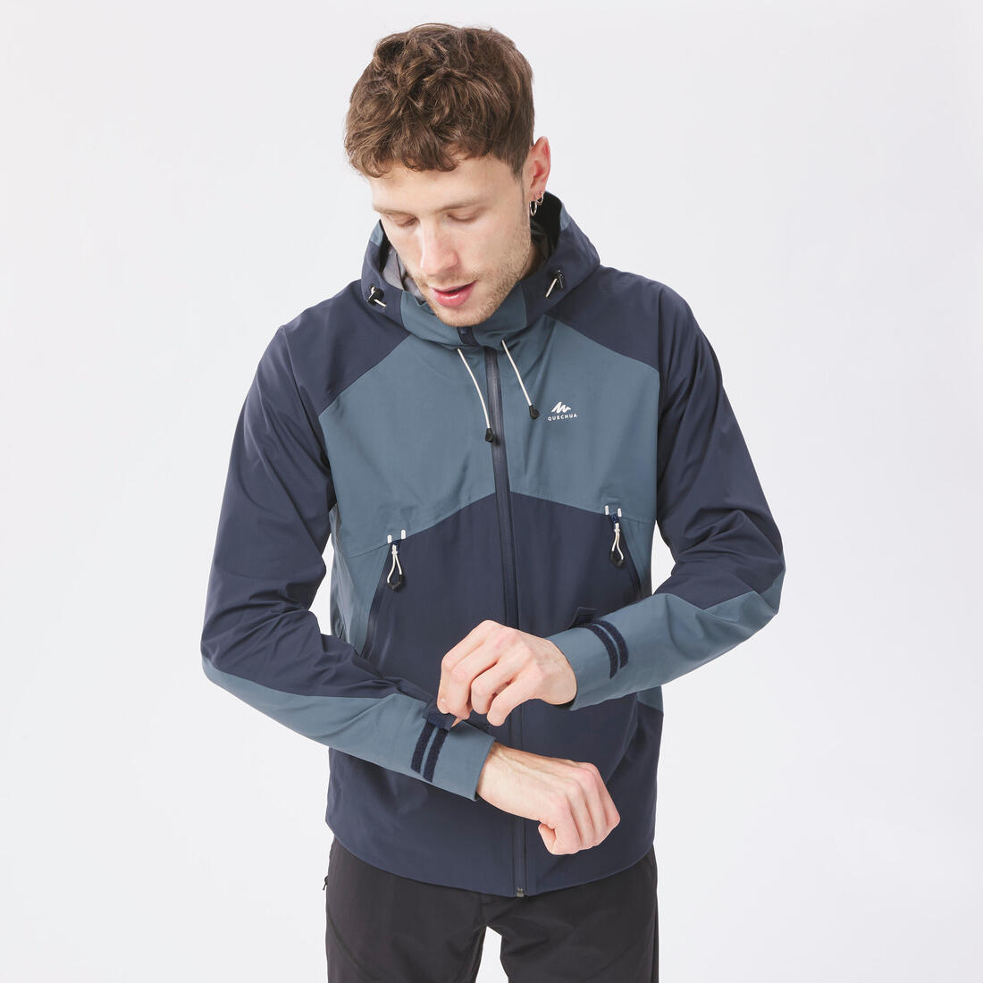 Veste légère imperméable de randonnée - mh500 - homme