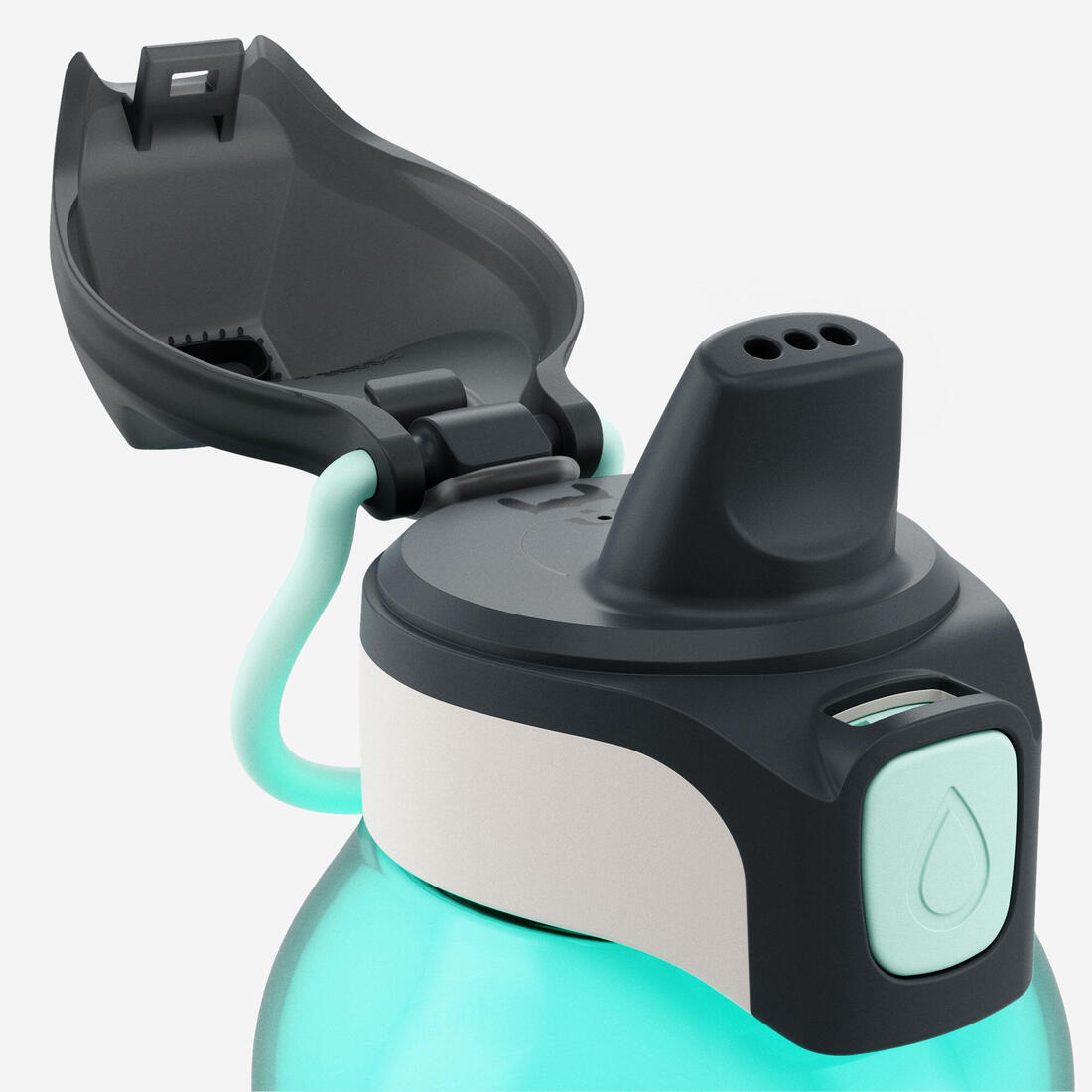 Gourde 500 enfant 0,5l Ecozen® avec bouchon instantané pour la randonnée