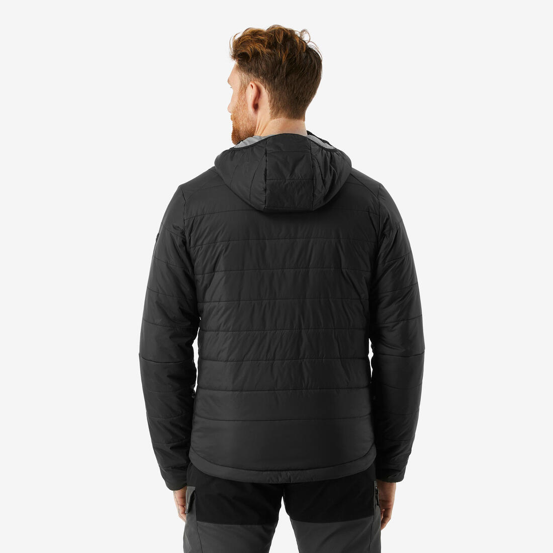 Doudoune de trek synthétique à capuche homme, MT100 - 5°C