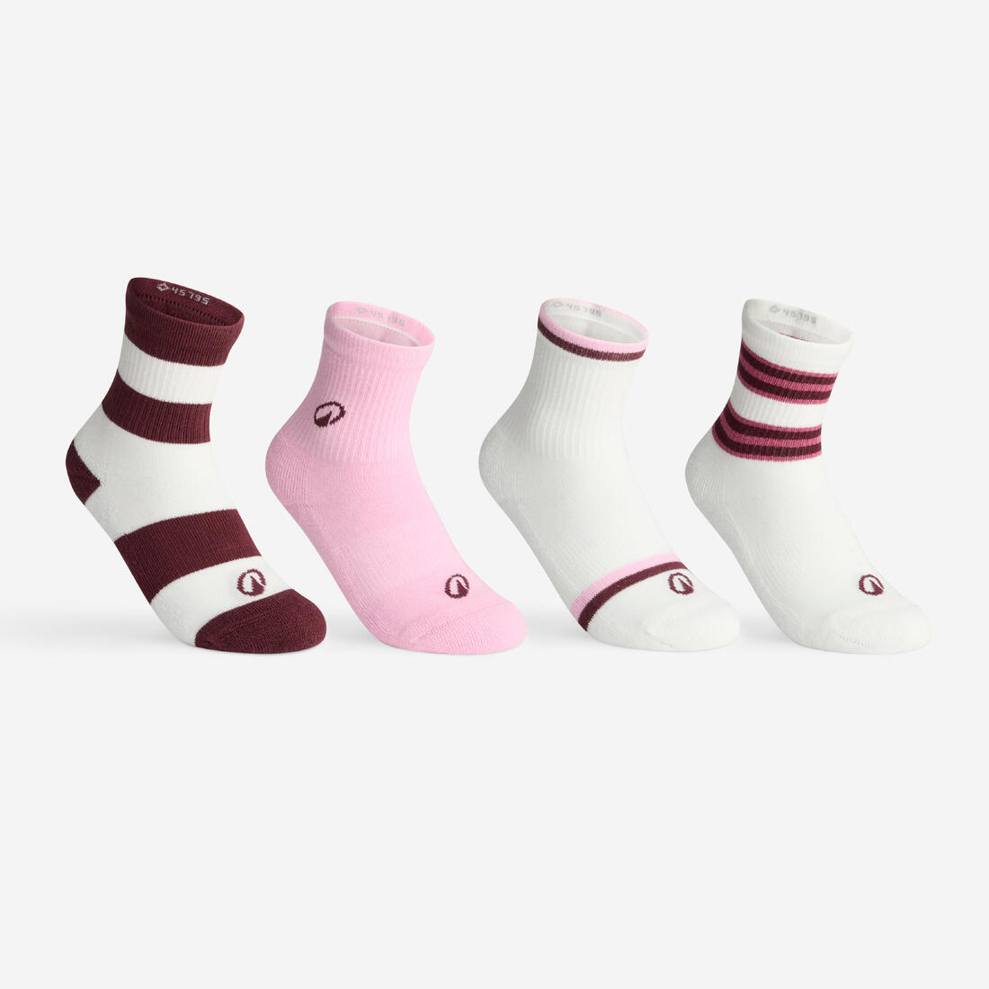 Lot de 4 paires de chaussettes de sport enfant, DKT ONE High