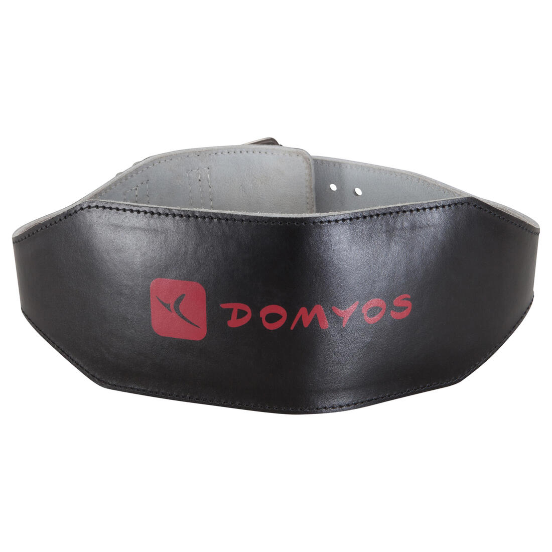 Ceinture lombaire de musculation en cuir - noire