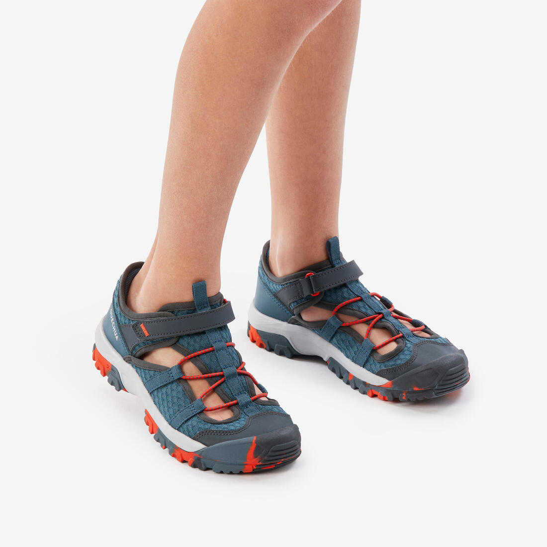 Sandales de randonnée MH150 TW rouges - enfant - 28 AU 39