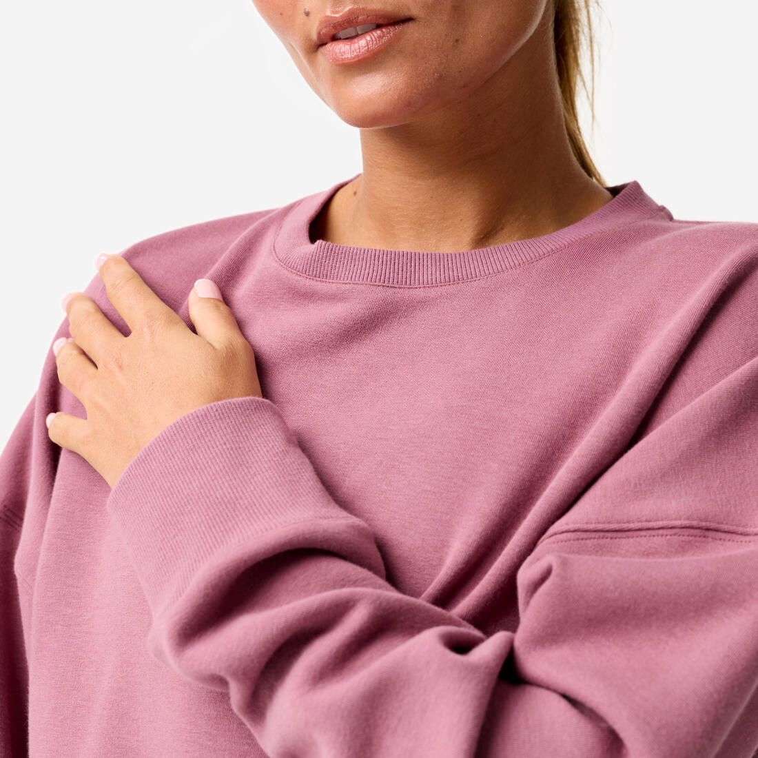 Sweat de fitness crop femme