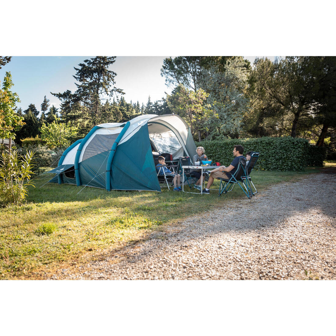 Tente à arceaux de camping - Arpenaz 5.2 F&B - 5 Places - 2 Chambres