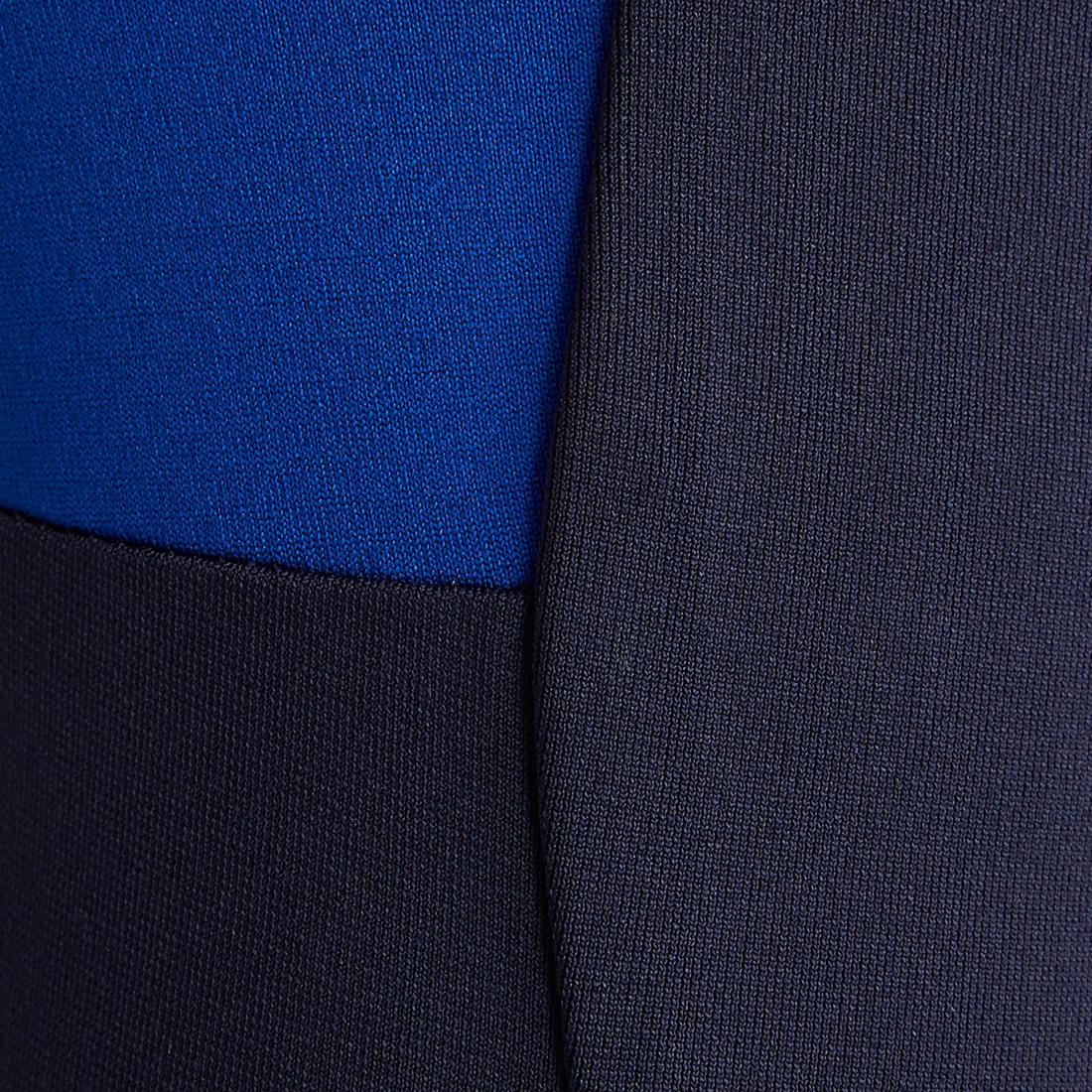 Pantalon de football d'entrainement enfant TP 900 noir et gris foncé.