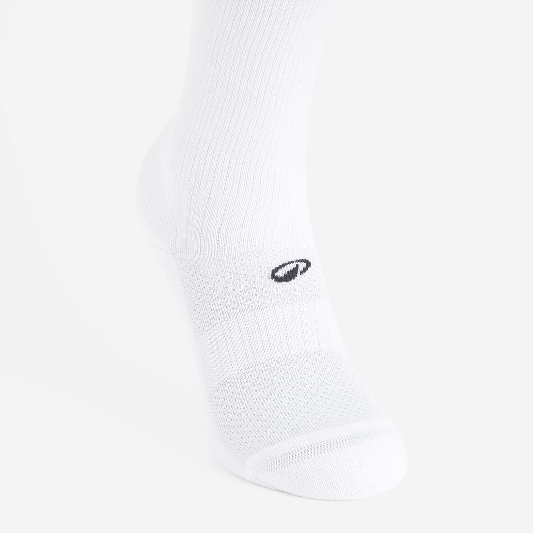 Chaussettes de volley-ball VSK500 Mid blanches