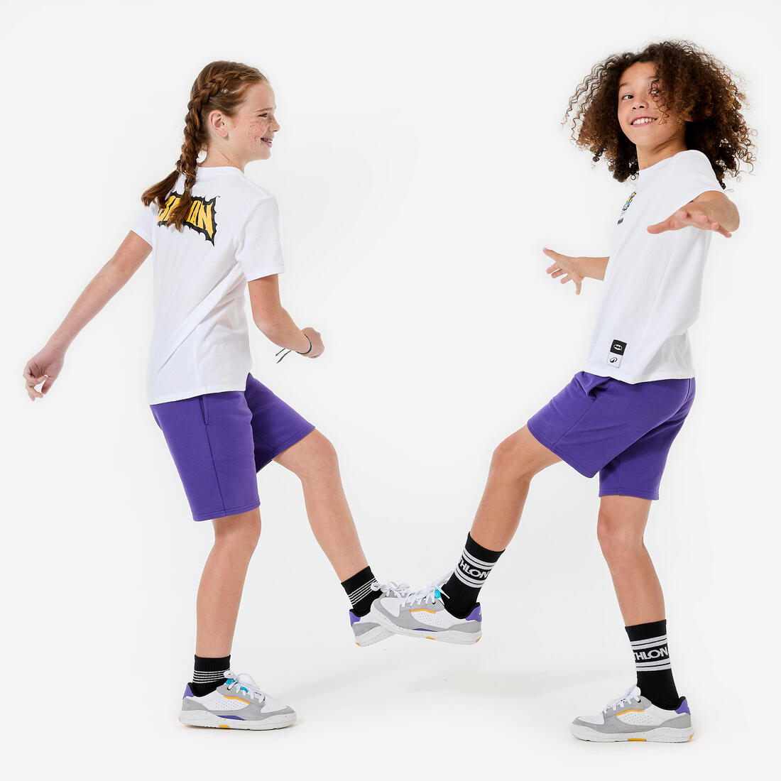 Short multisport coton enfant mixte