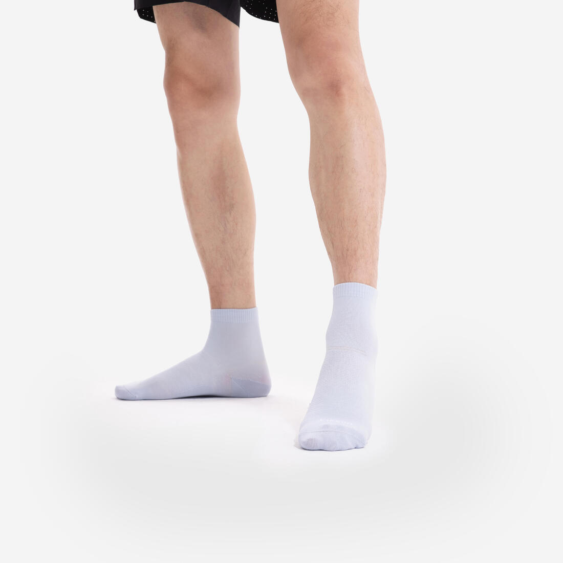 Lot de 2 paires de chaussettes de running run500 fines mid