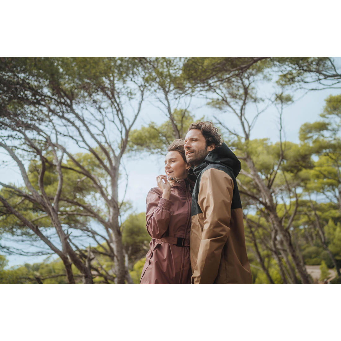 Veste imperméable de randonnée - nh500 imper - homme