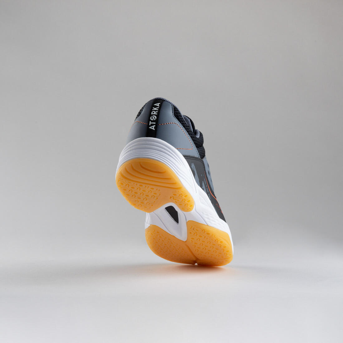 Chaussures de handball Homme - H100 gris noir orange