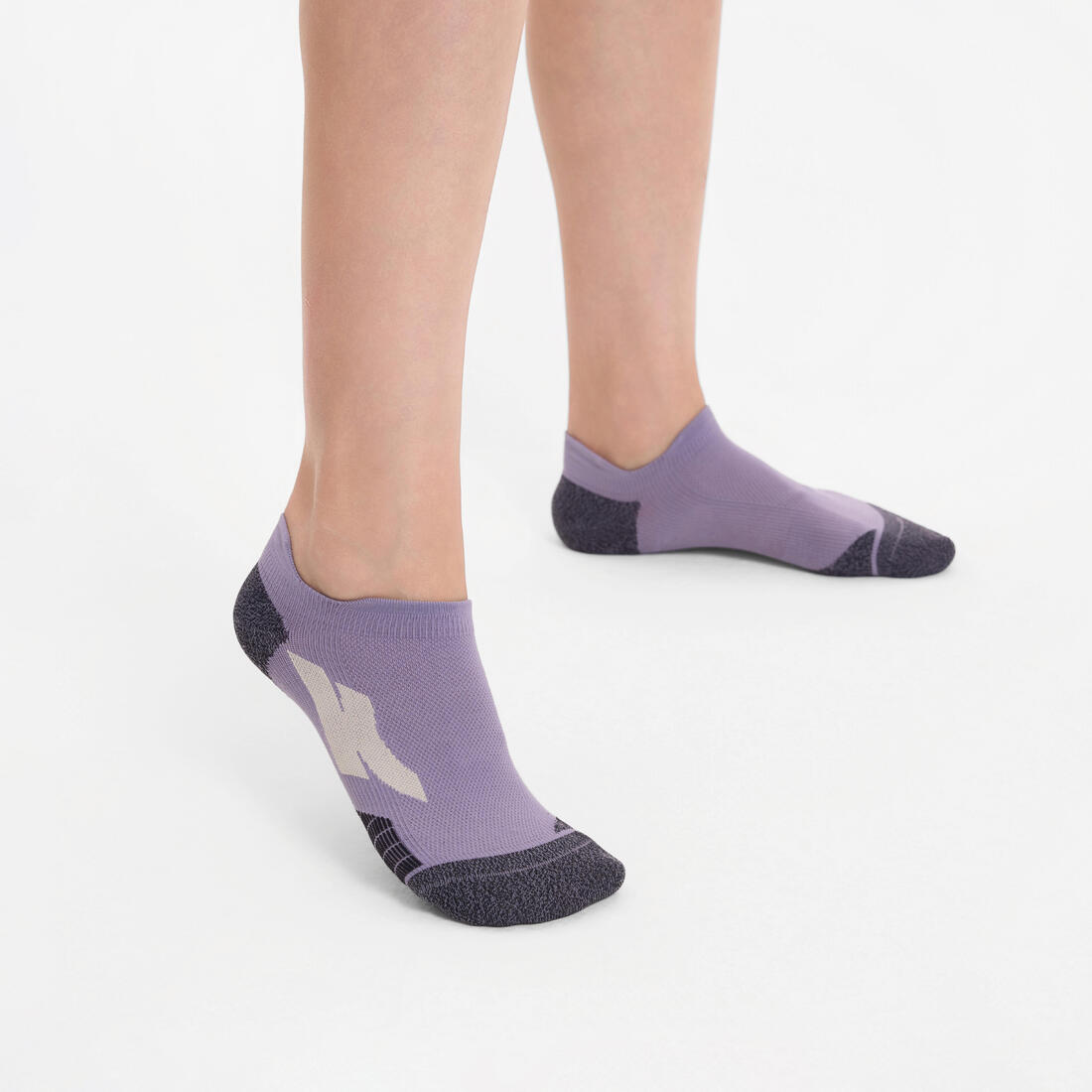 Chaussettes de running KIPRUN run900 fines invisibles violettes