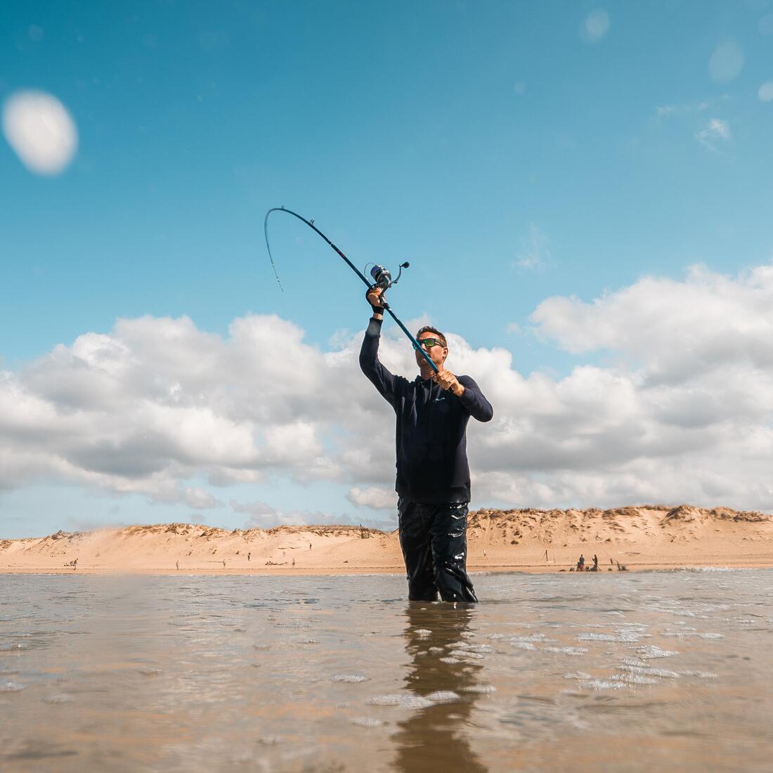 Canne surfcasting pêche en mer symbios 500 4.20m - 100-230g