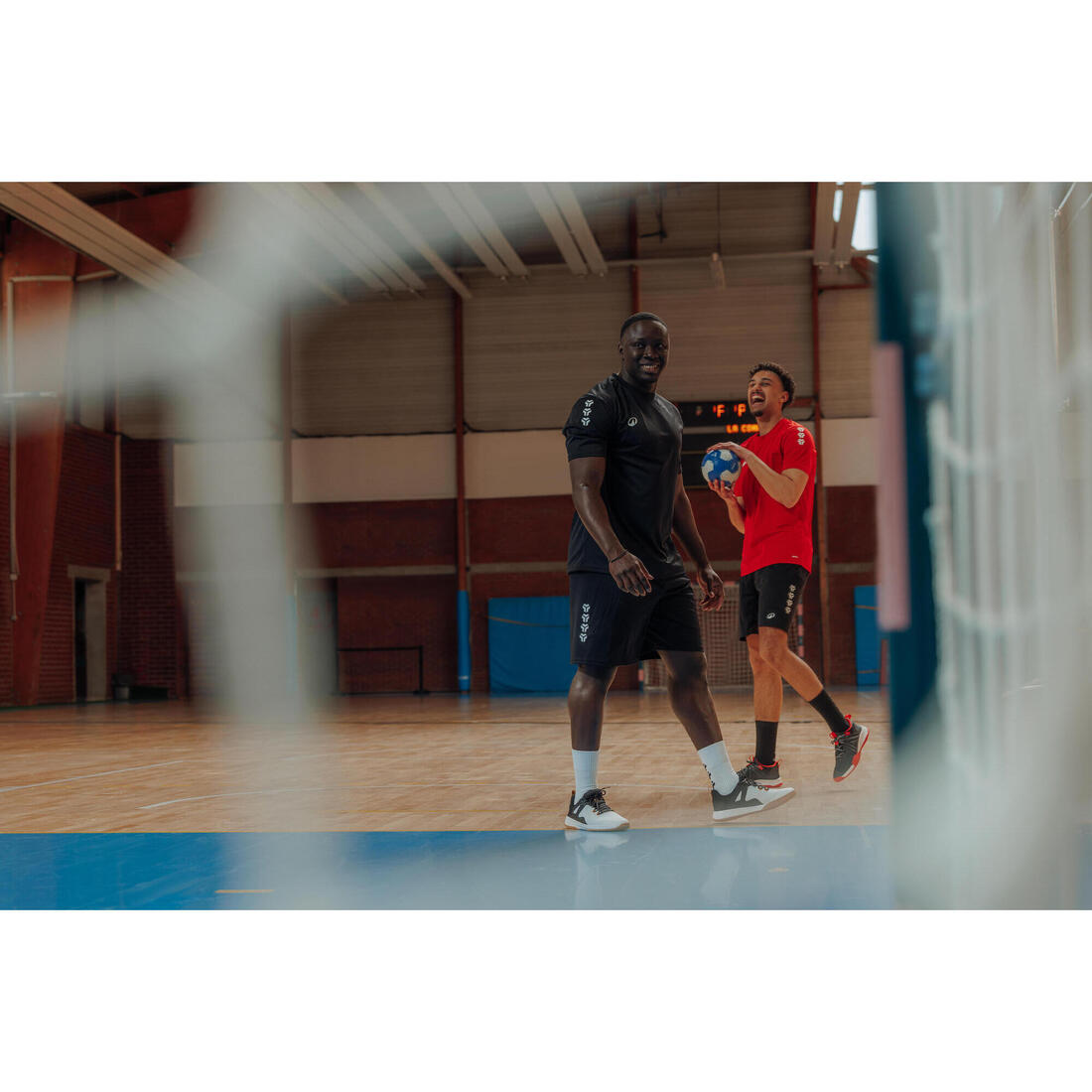 Ballon de handball sans résine taille 3 - Waxfree V2 bleu / blanc
