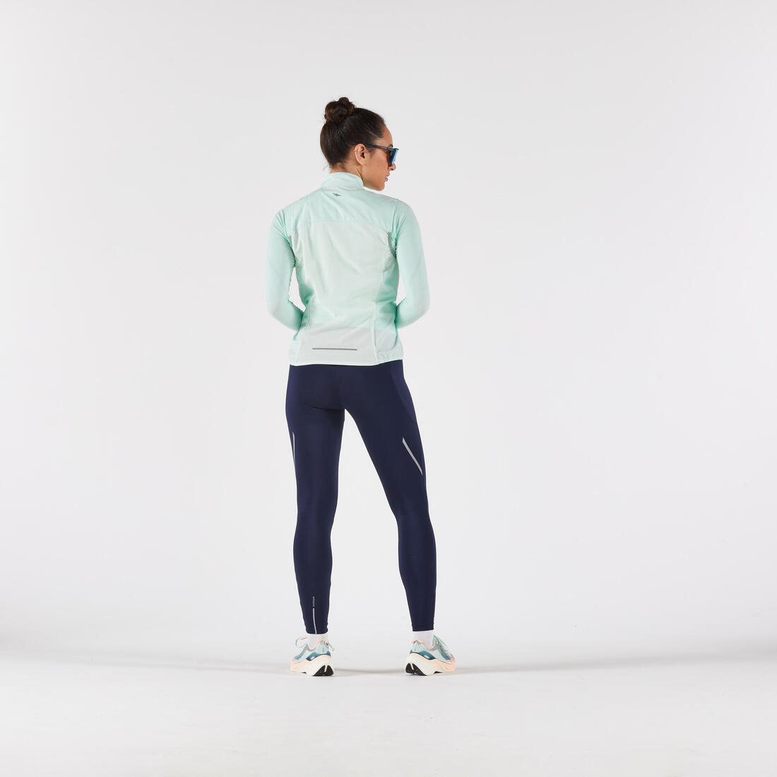 Veste running sans manche coupe vent Femme, KIPRUN Run wind 500
