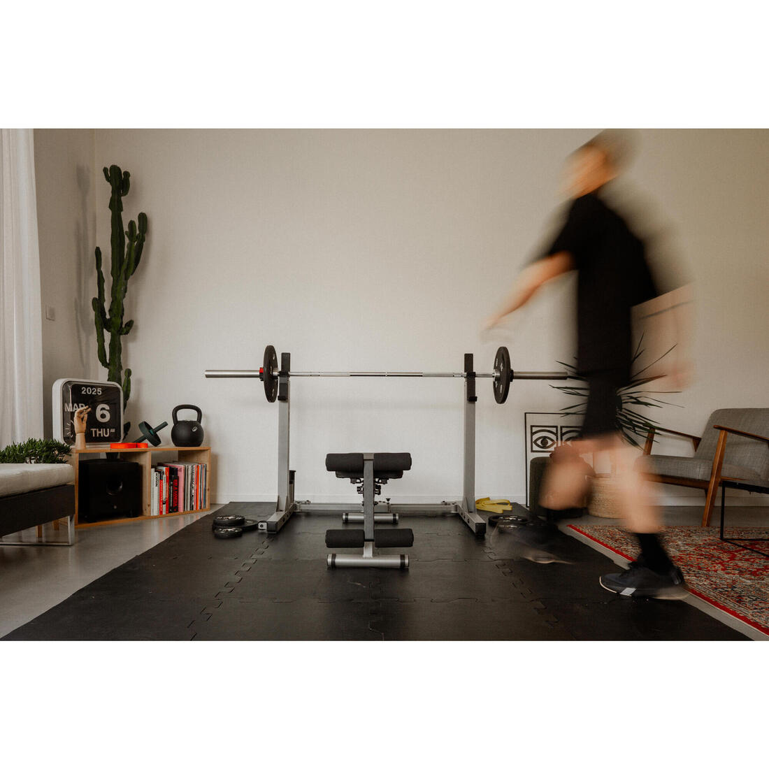 Banc de musculation pliable inclinable et déclinable, bench 500
