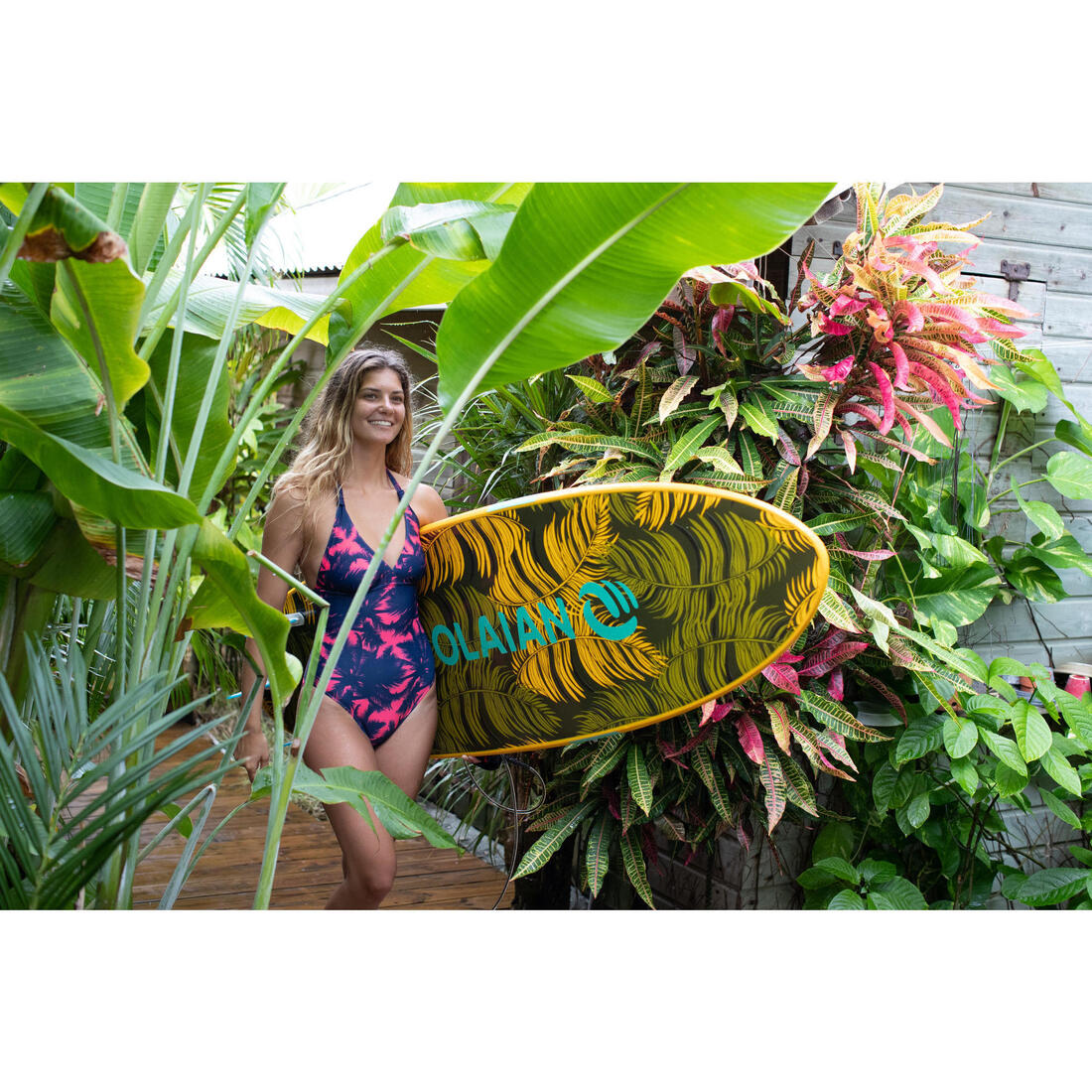Maillot de bain 1 pièce de surf clea poly