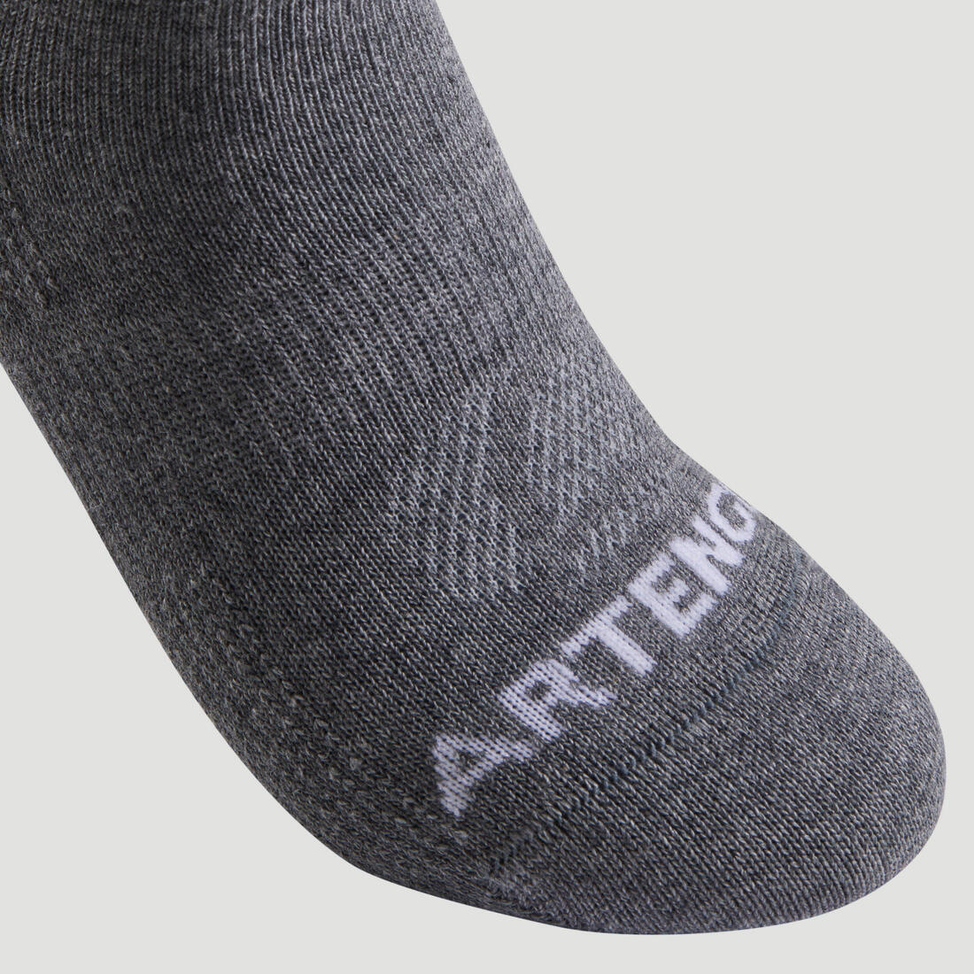 CHAUSSETTES DE SPORT ENFANT MI-HAUTES RS 160 BLANC MARINE LOT DE 3
